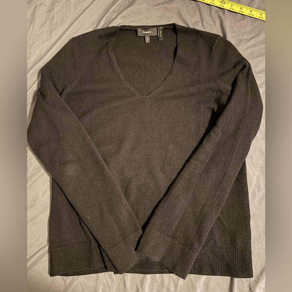 Black Theory V-neck Sweater